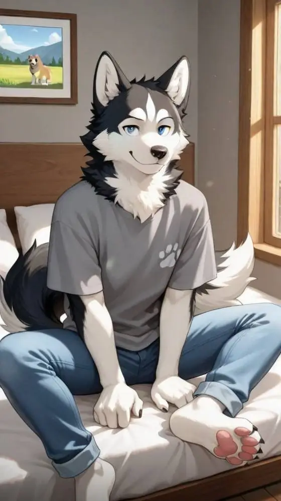 ai character: Garrett  background