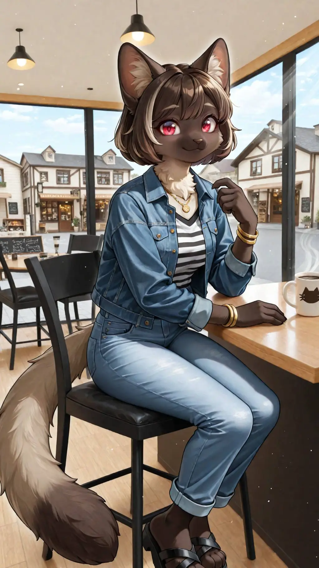 ai character: Mira background