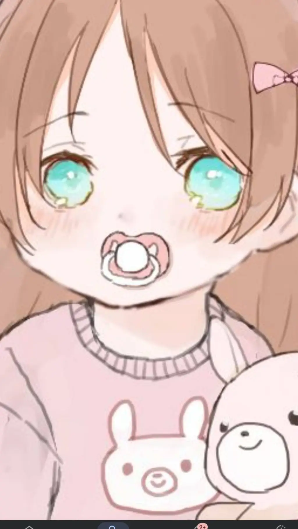 ai character: beba pesada background