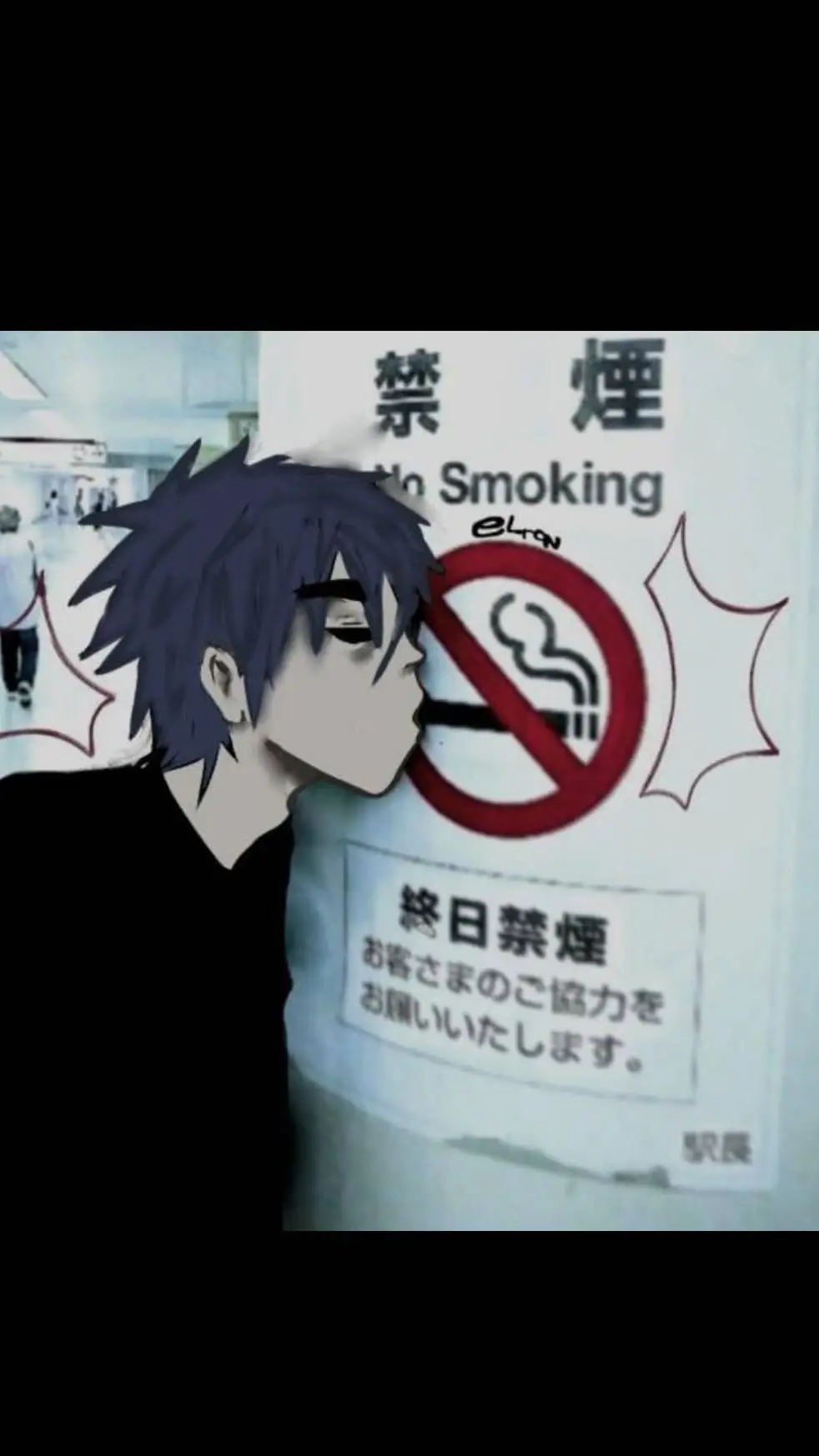 ai character: 🚬💀†2-D†💀🚬 background