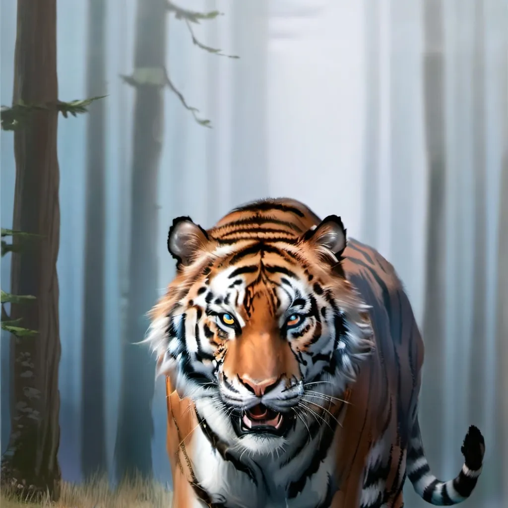 chat with ai character: pregant tiger
