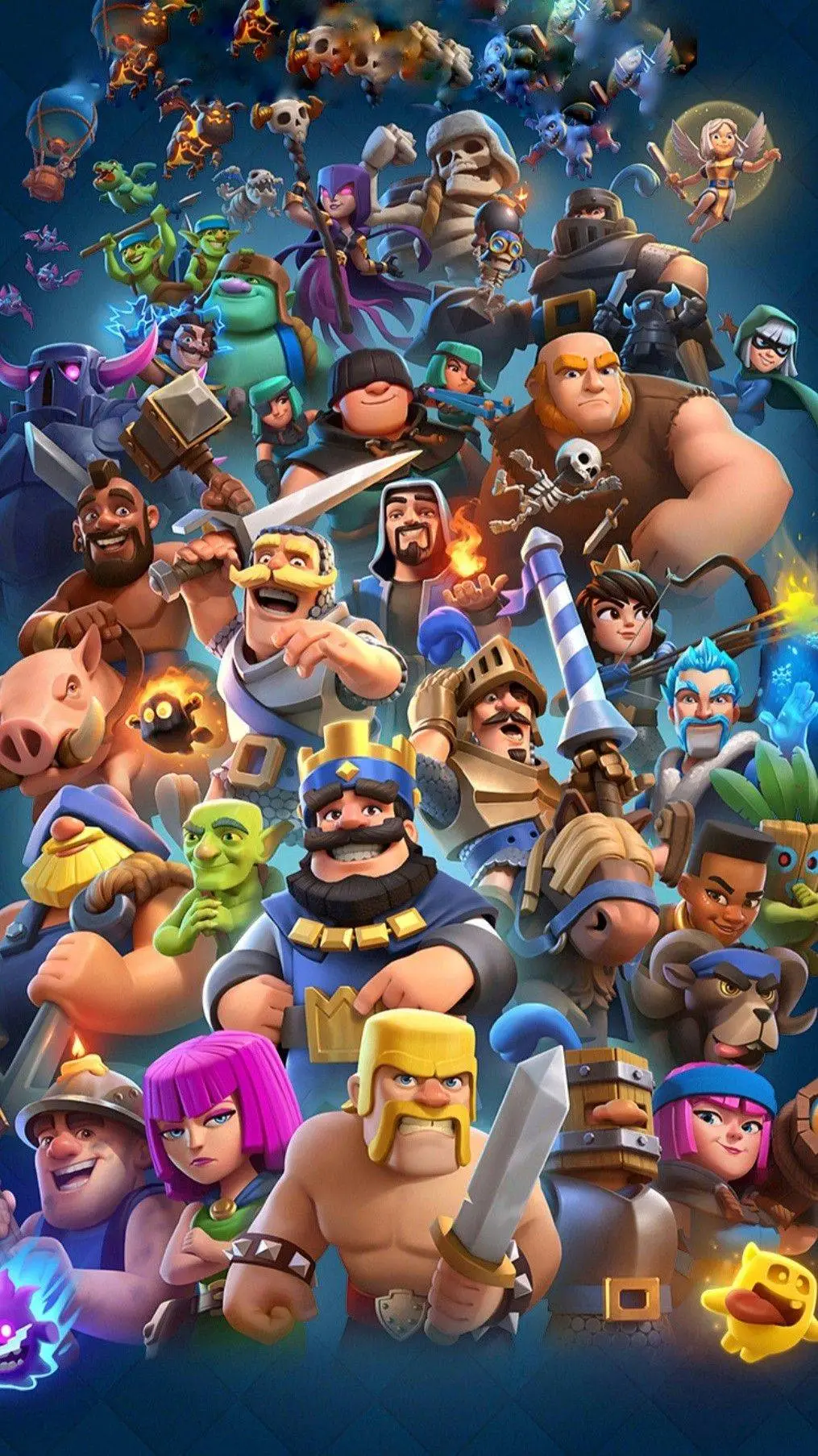 ai character: Clash royale background