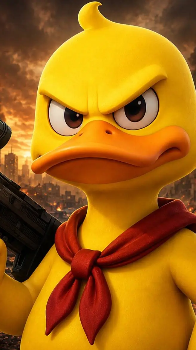 ai character: Duck Survival background
