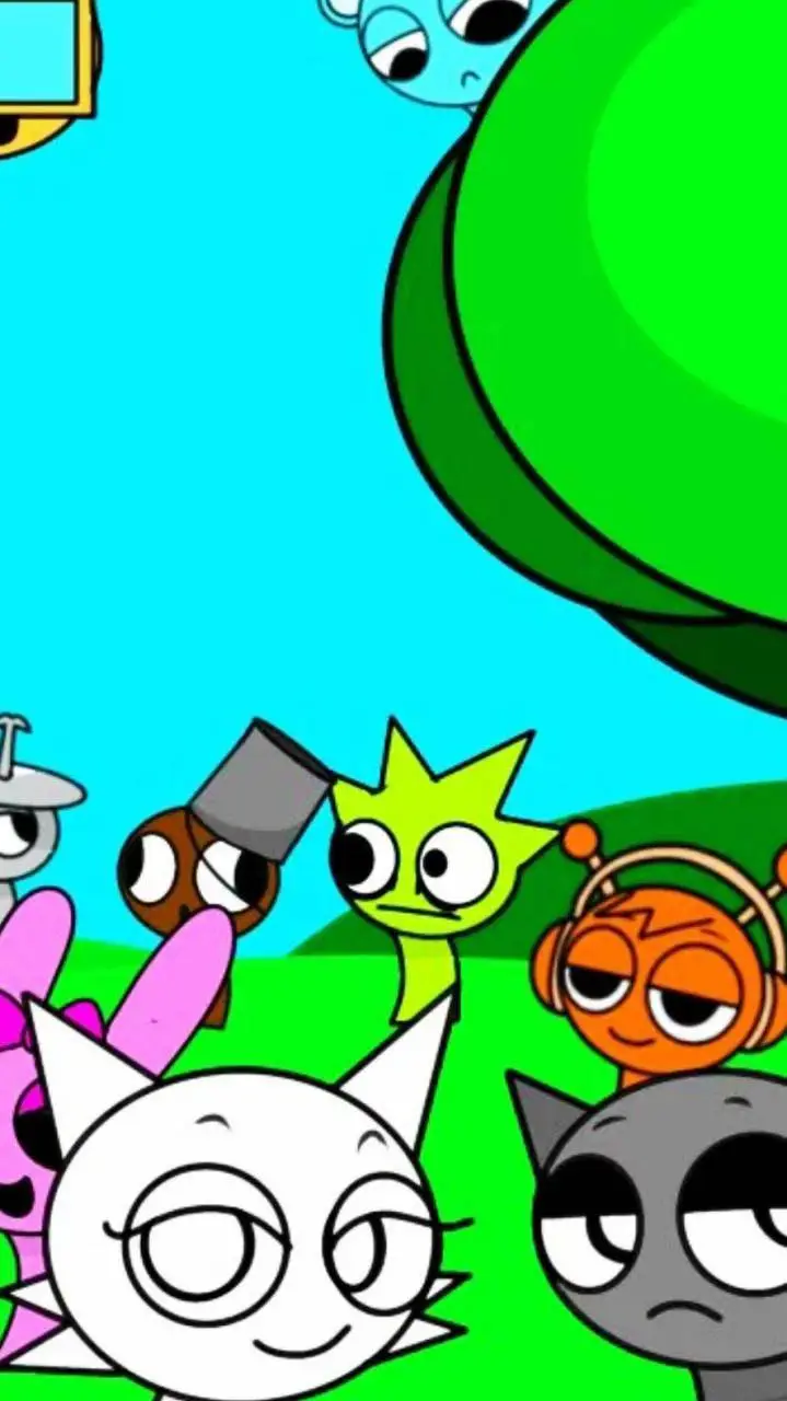 ai character: Sprunki hates you background