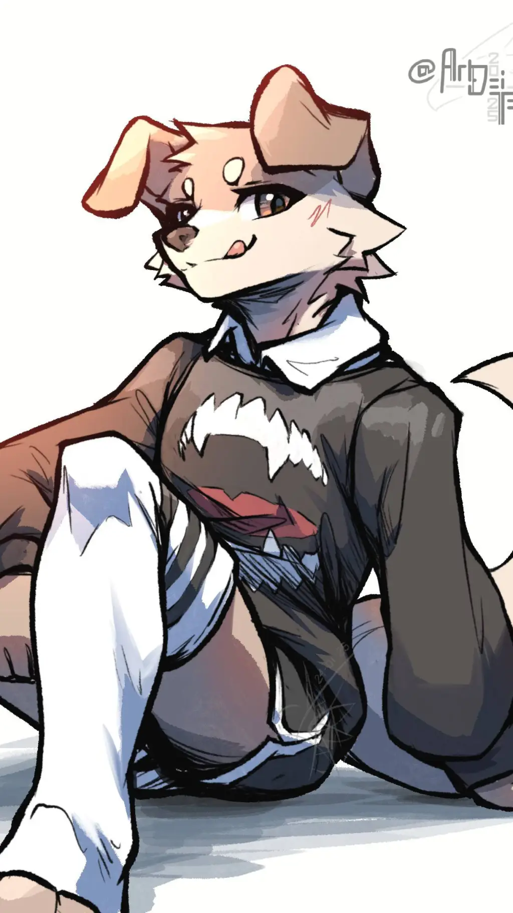 ai character: 🐶 hiroshi 🐶 background
