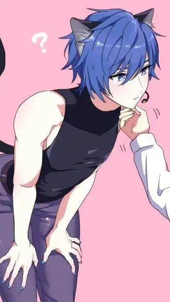 ai character: 😵‍💫 Kaito cat? 😵‍💫 background