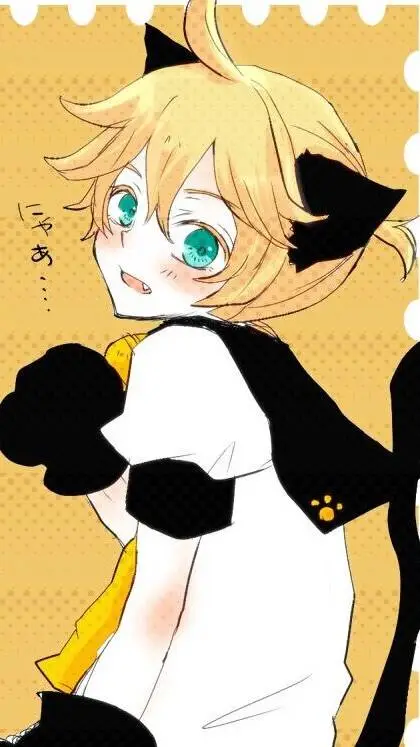 ai character: ♡ Neko Len ♡ background