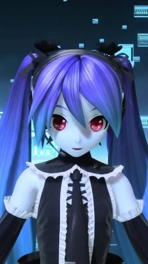 ai character: Fim Do Vocaloid background