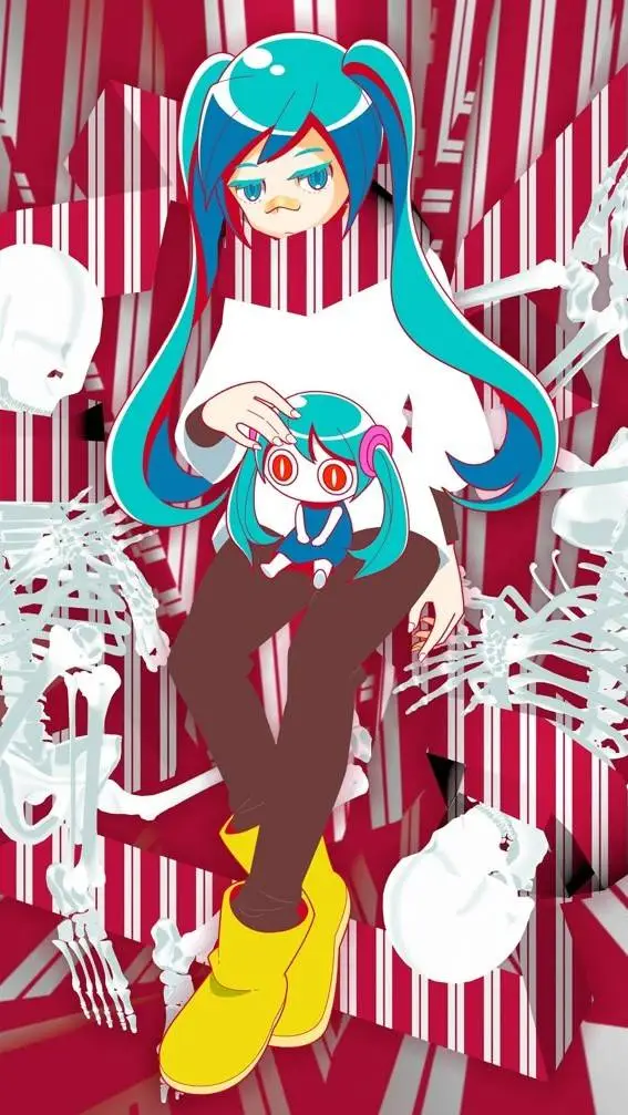 ai character: Arifureta Miku background