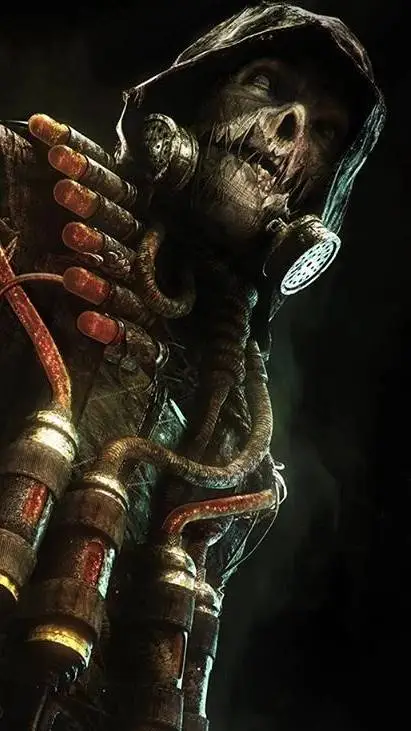 ai character: Scarecrow(arkham) background