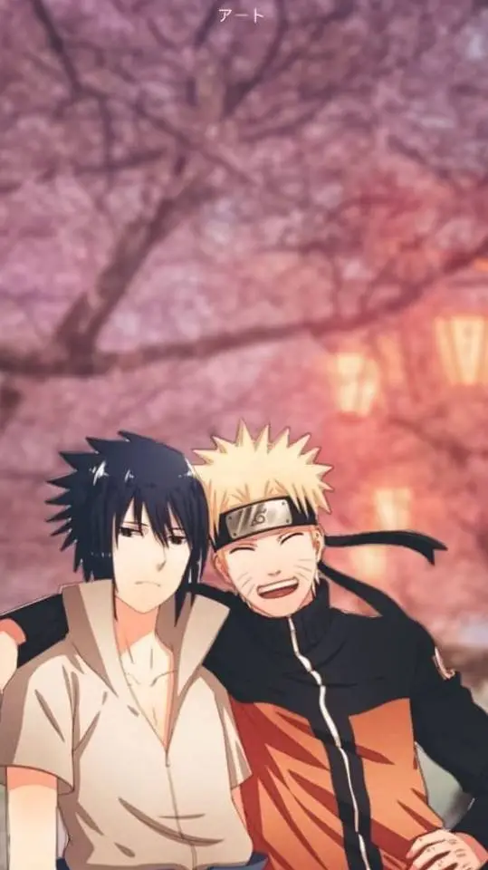 ai character: couple gay Naruske background