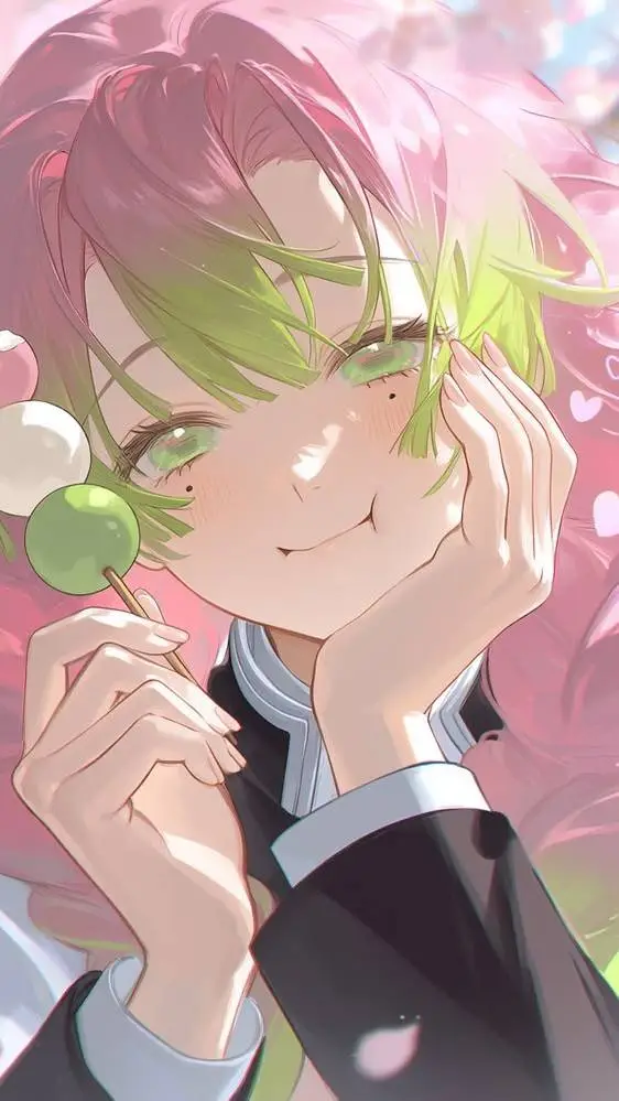 ai character: Mitsuri  background