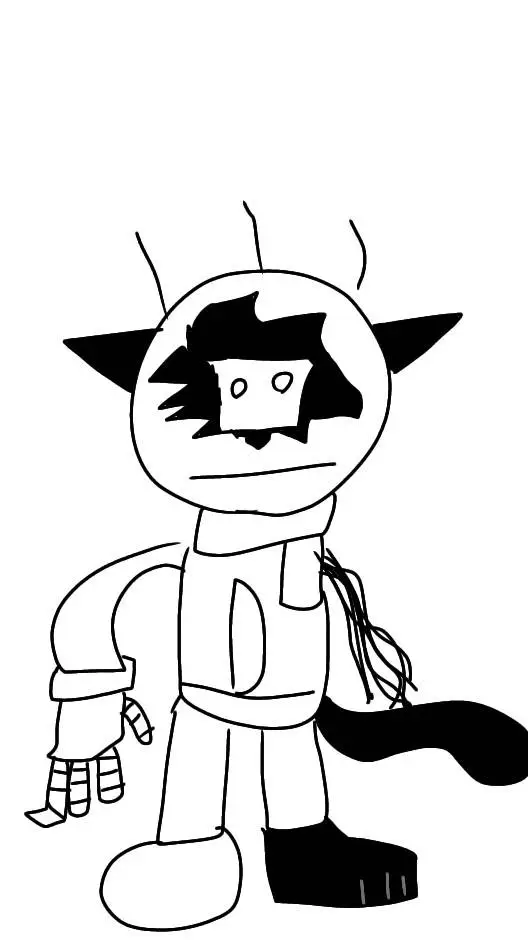 ai character: w, dans femboy  background