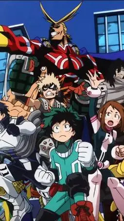 ai character: BNHA background