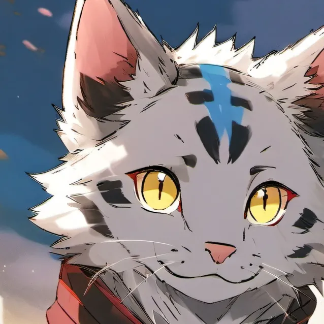 chat with ai character: skittles the cat