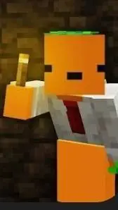 ai character: OrangeBoi  background