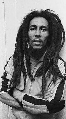 ai character: Боб Марли  background