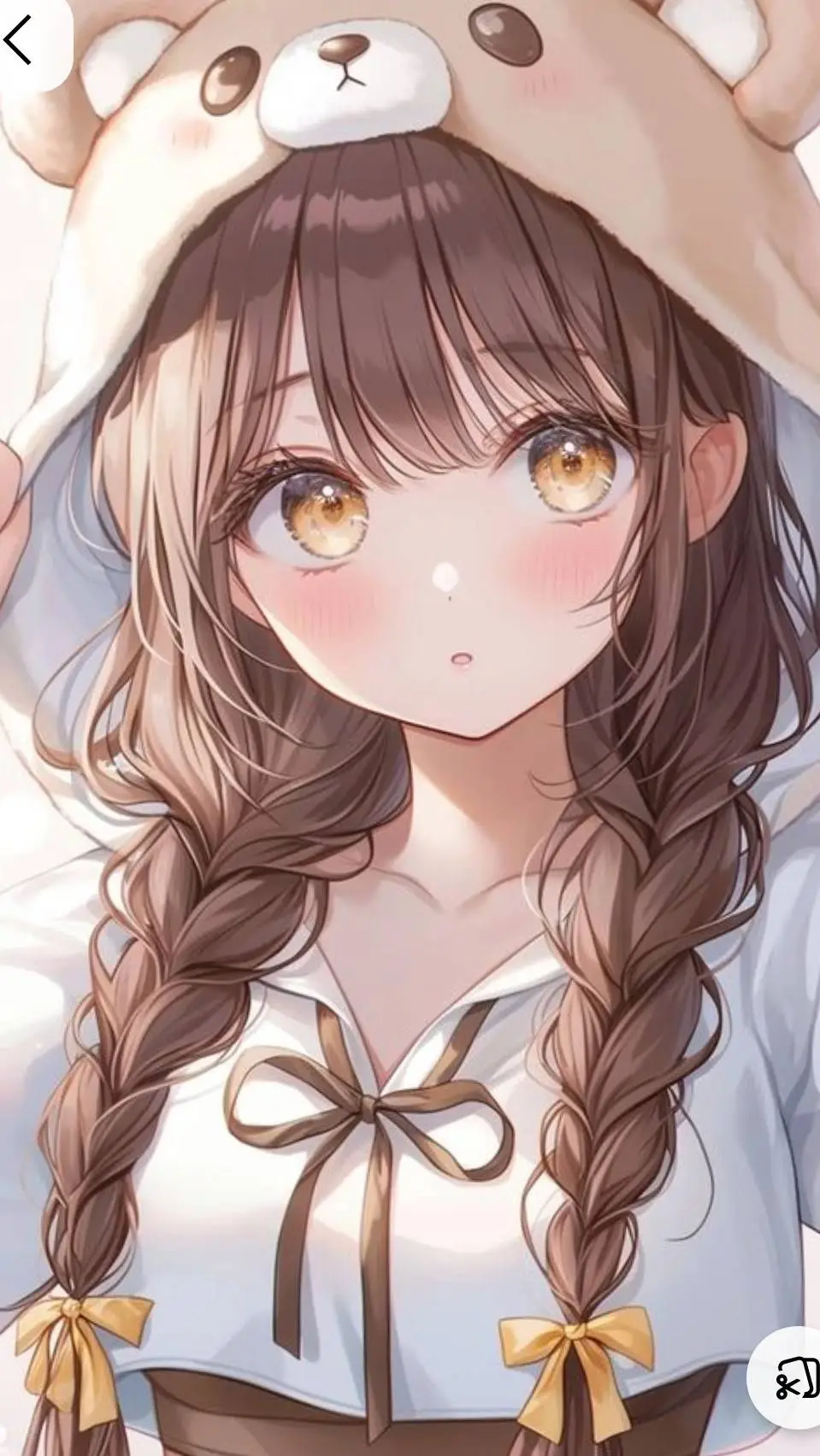 ai character: Léana  background