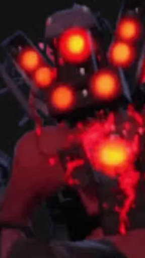 ai character: Titan speakerman! background