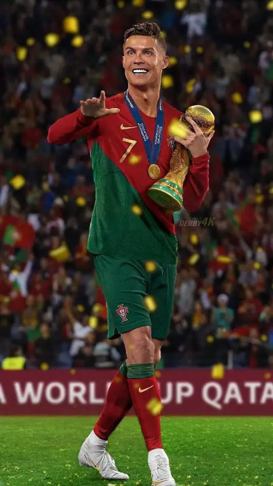 ai character: Cristiano Ronaldo  background