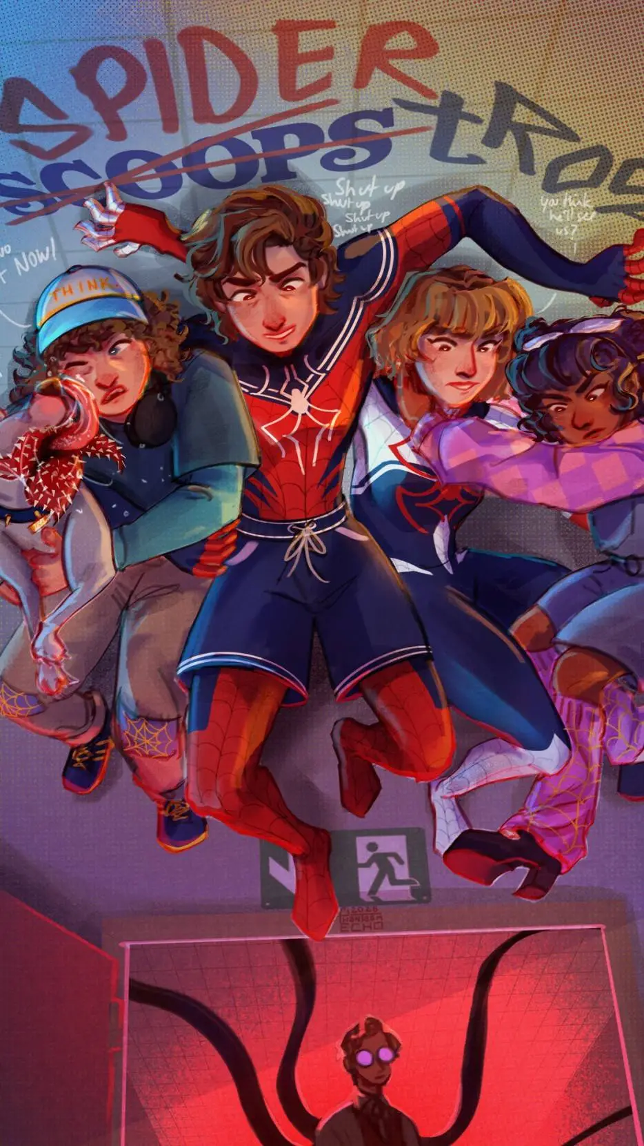 ai character: °Stranger Things background