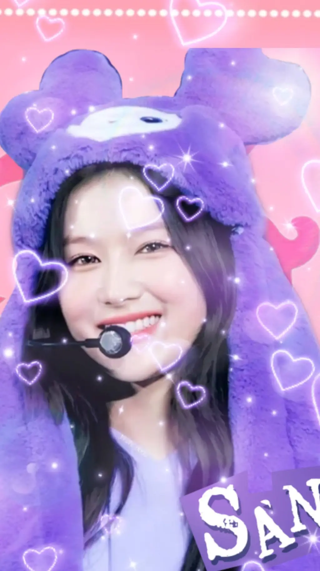 ai character: Sana twice background