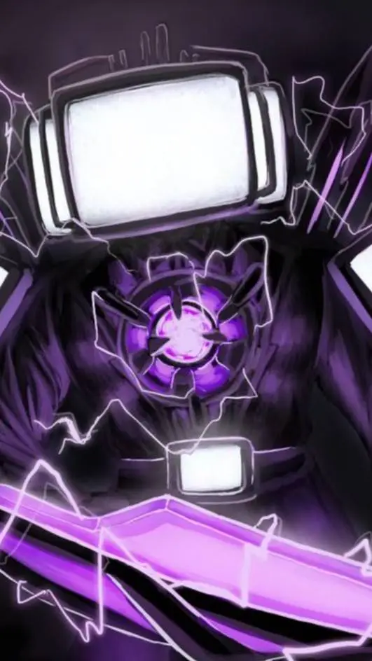 ai character: titan tv man  background