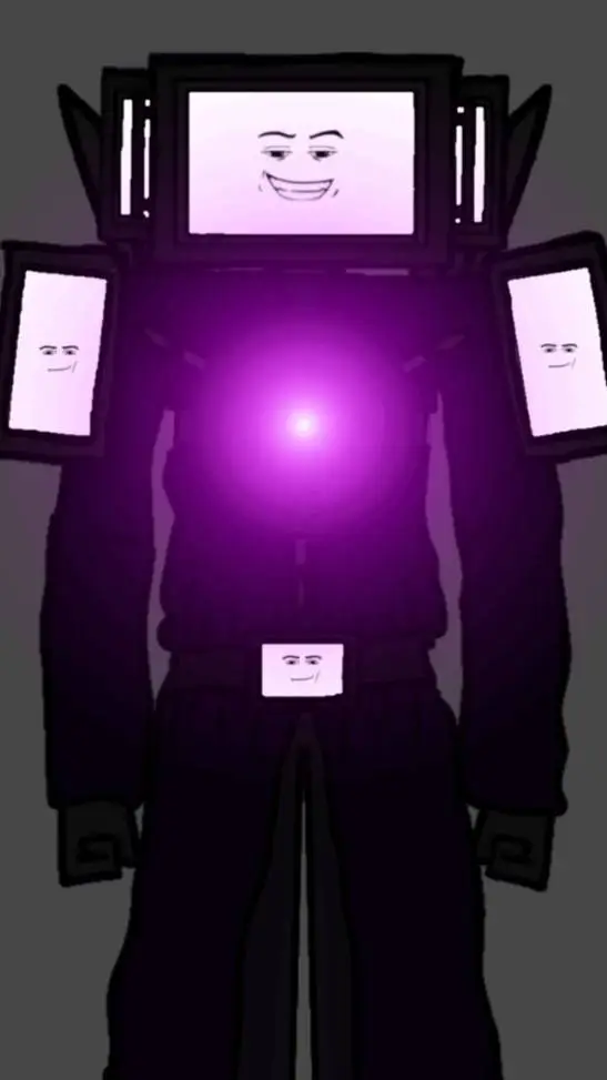 ai character: titan tv man background