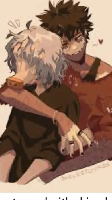 ai character: Dabi x shiggy background
