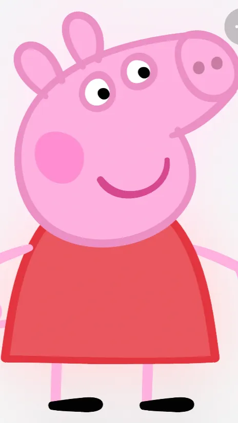 ai character: Peppa pig background