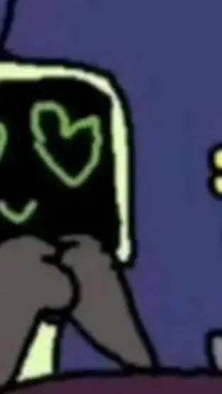 ai character: vee x glisten background