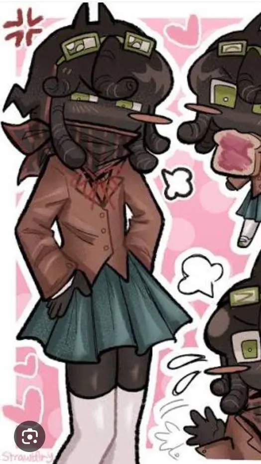 ai character: ddlc x verity background