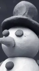 ai character: frosty background