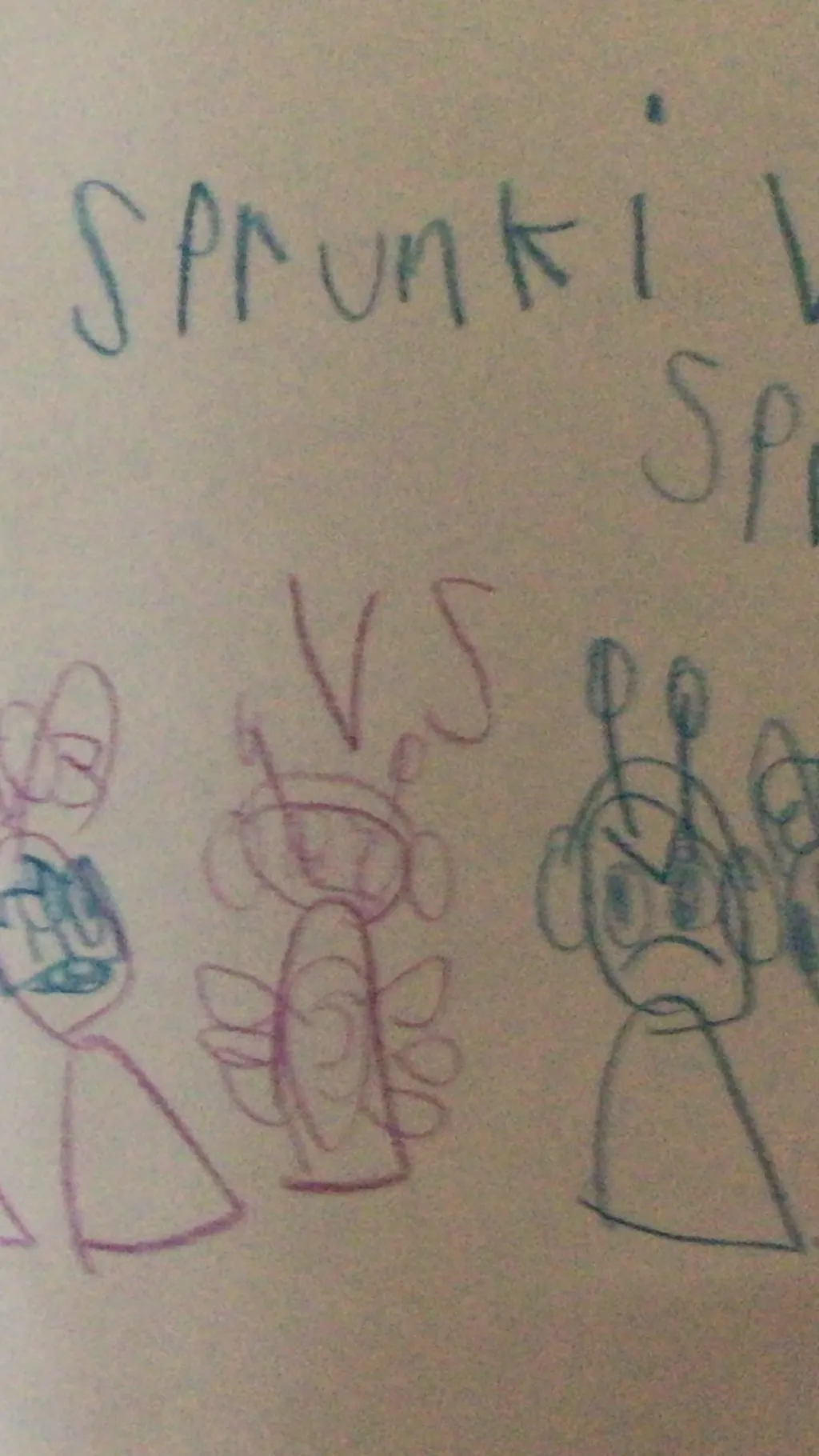 ai character: Sprunki vs horror background