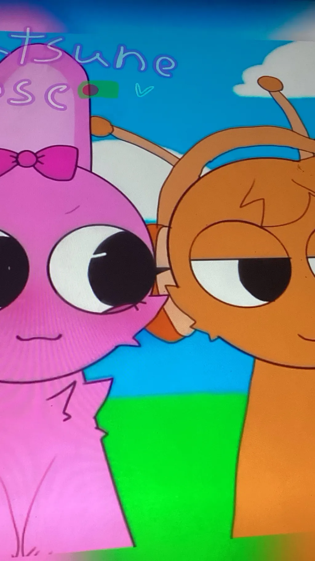 ai character: Oren x Pinki background