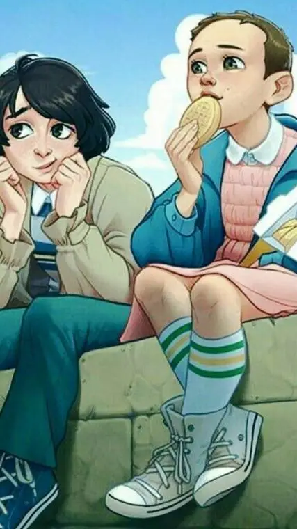 ai character: Mike x Once background