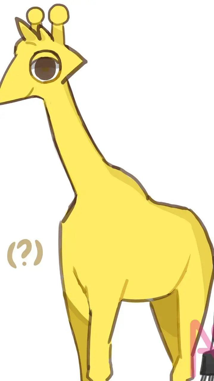 ai character: giraffe Simon  background