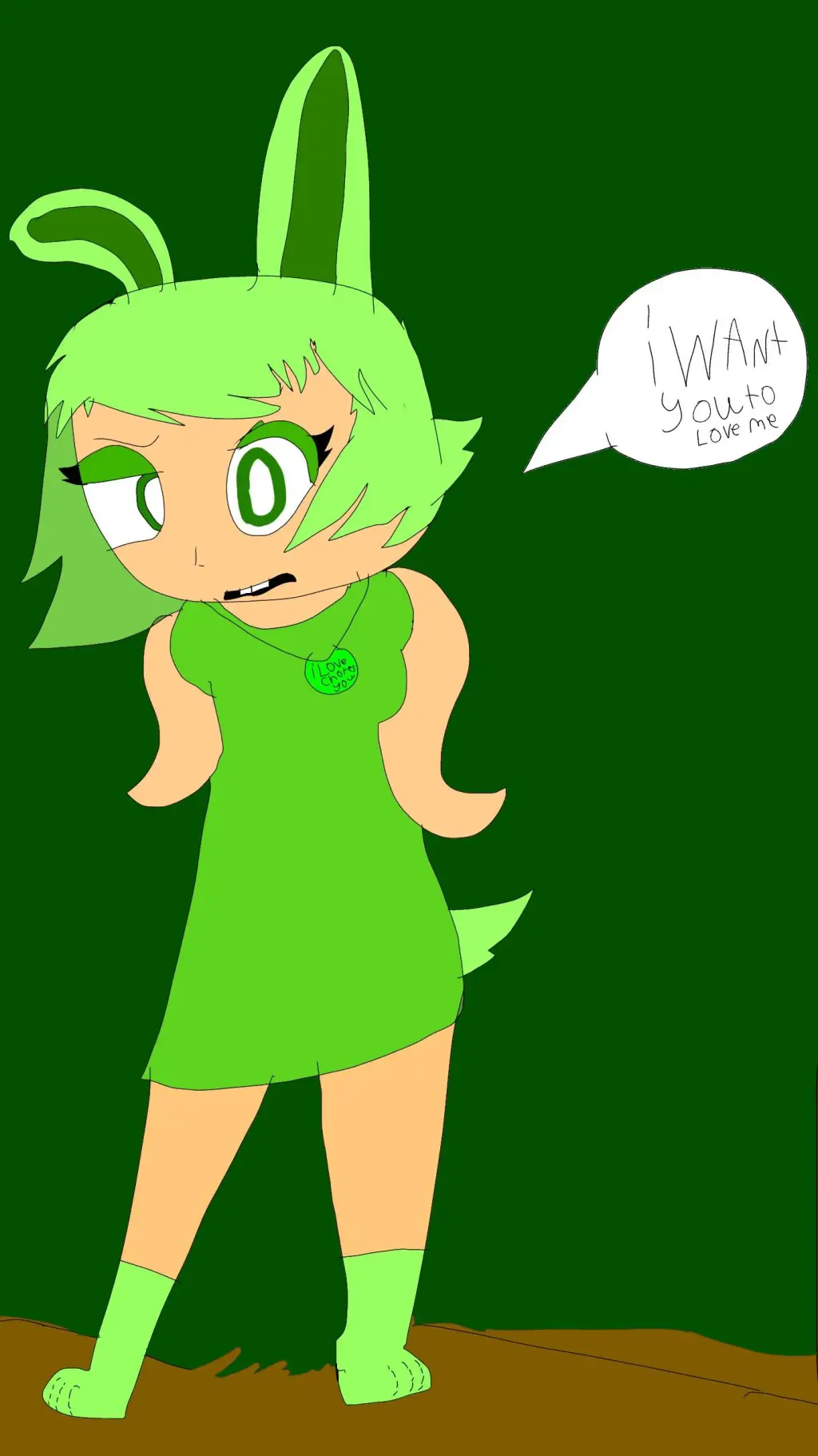 ai character: 2p pinki background