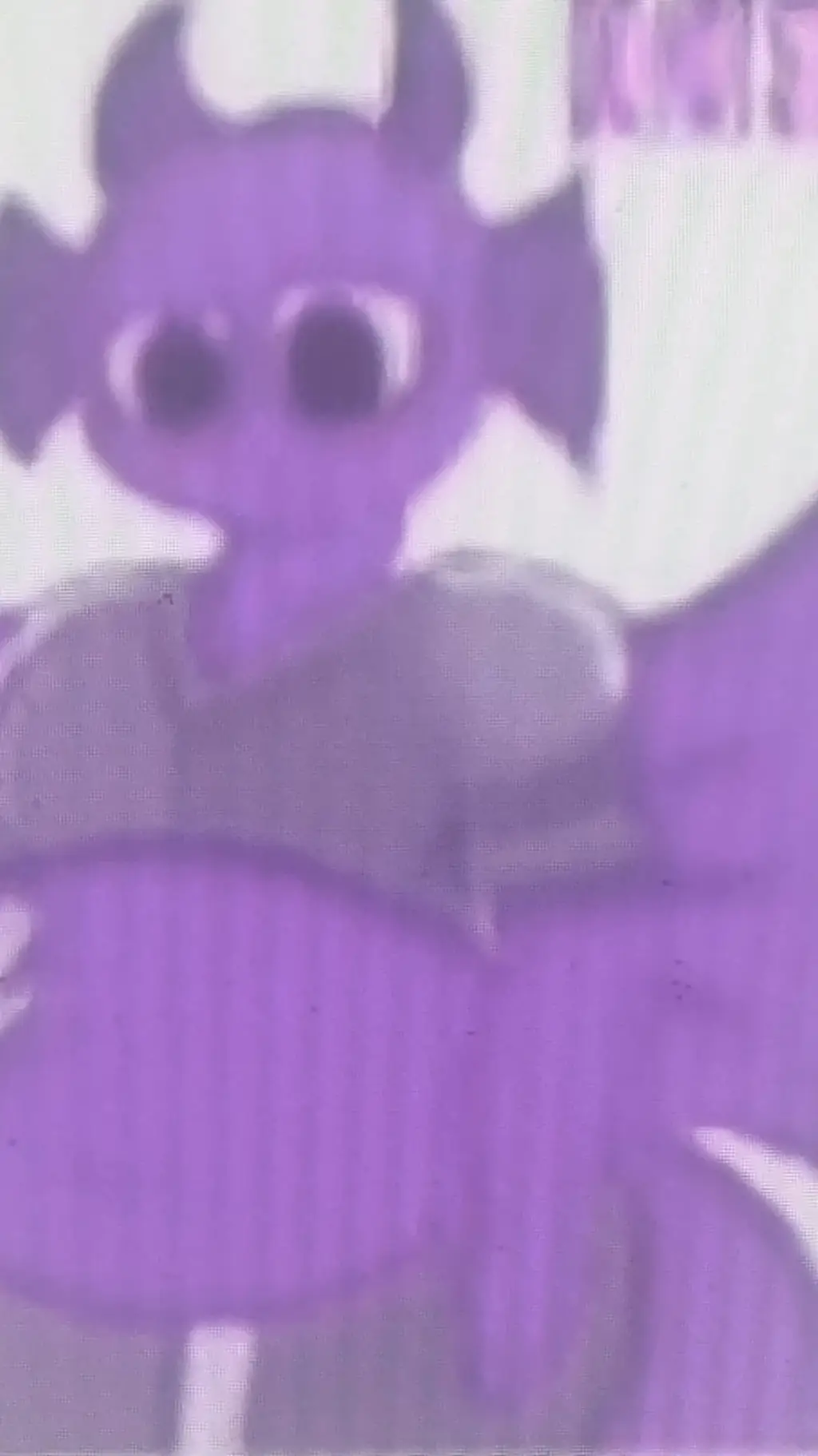 ai character: durple  background
