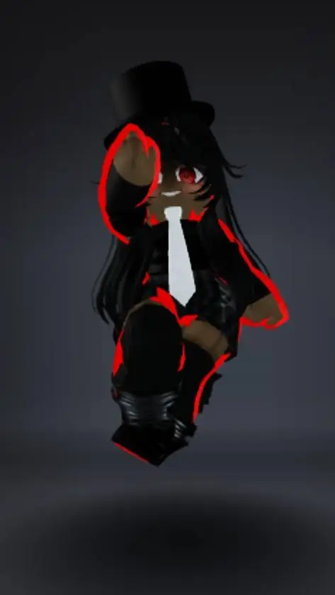 ai character: black  background