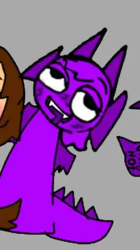 ai character: durple  background