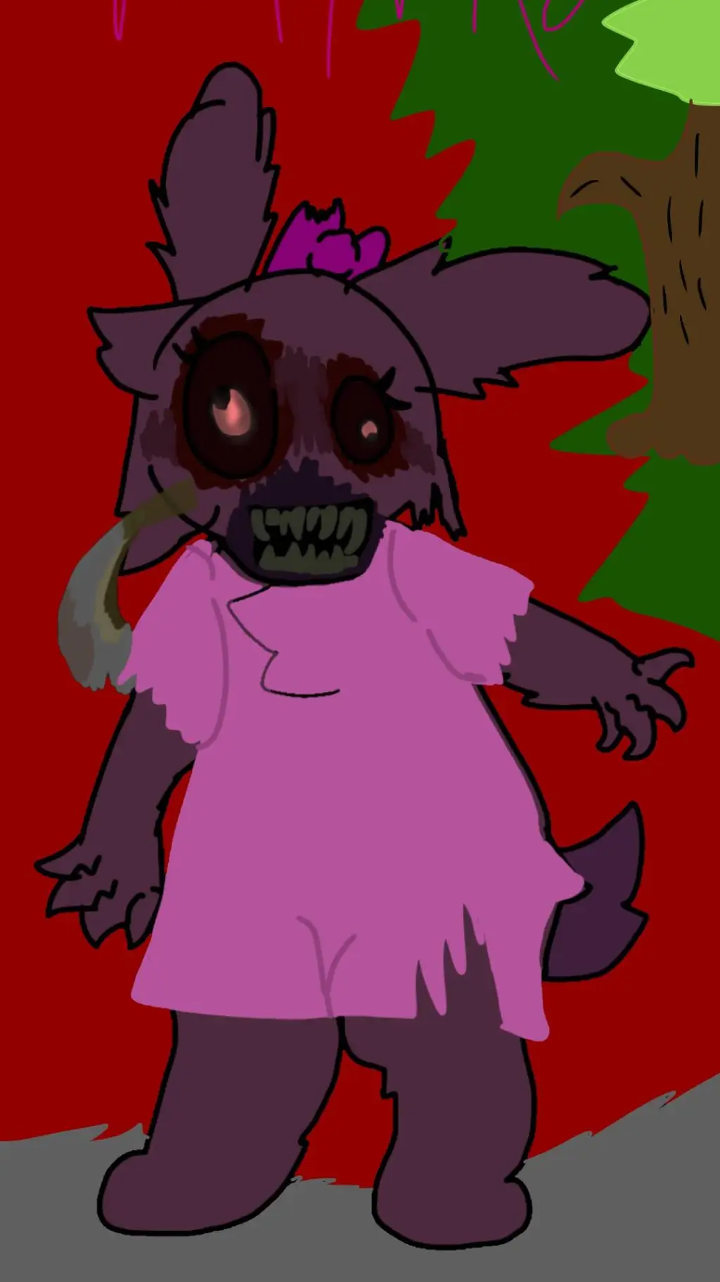 ai character: pinky  background