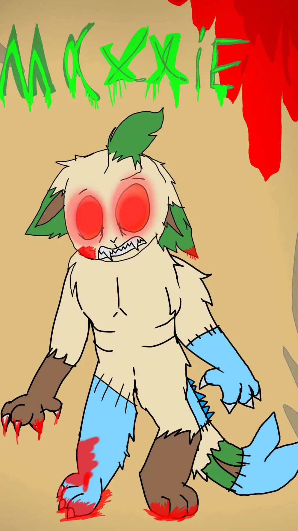 ai character: maxxie  background