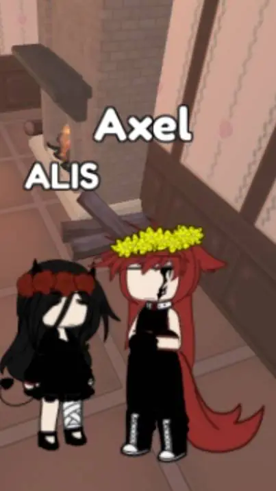 ai character: Axel y alis background