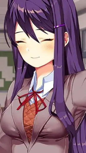 ai character: yuri 💜 background