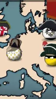 ai character: countryballs 1756 background