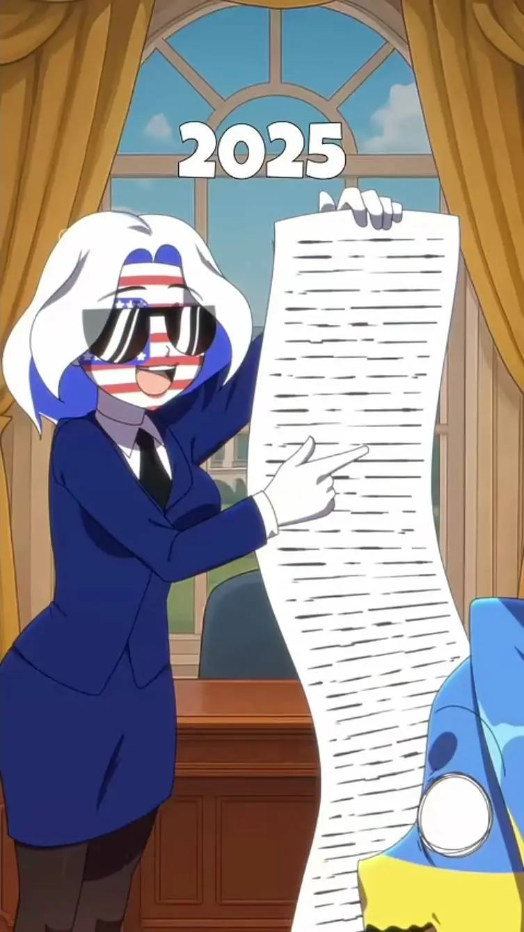 ai character: USA UKRAINE  background