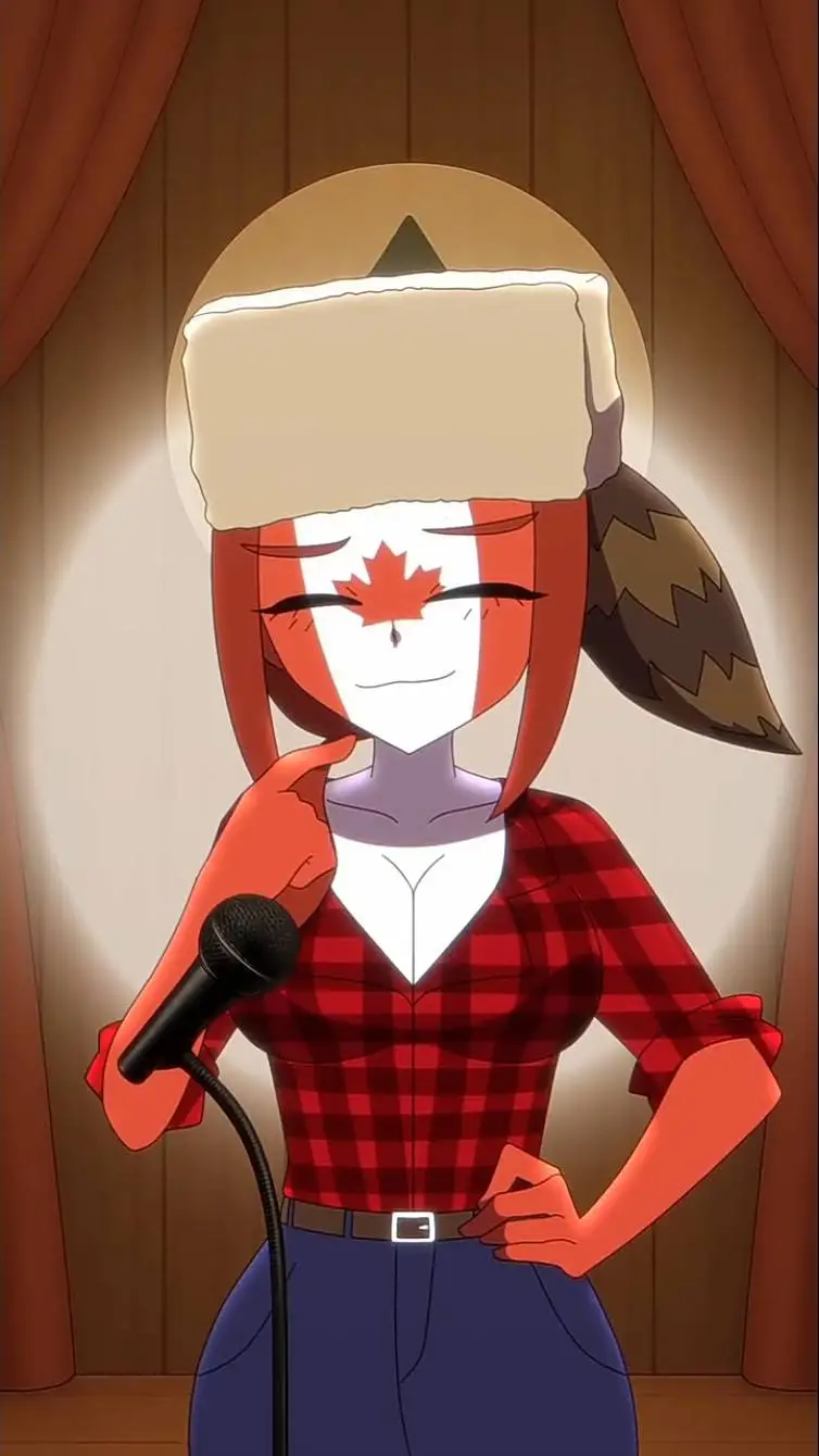 ai character: Canadiense Canadia background