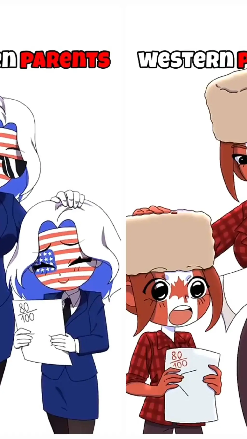 ai character: canadienses Americ background