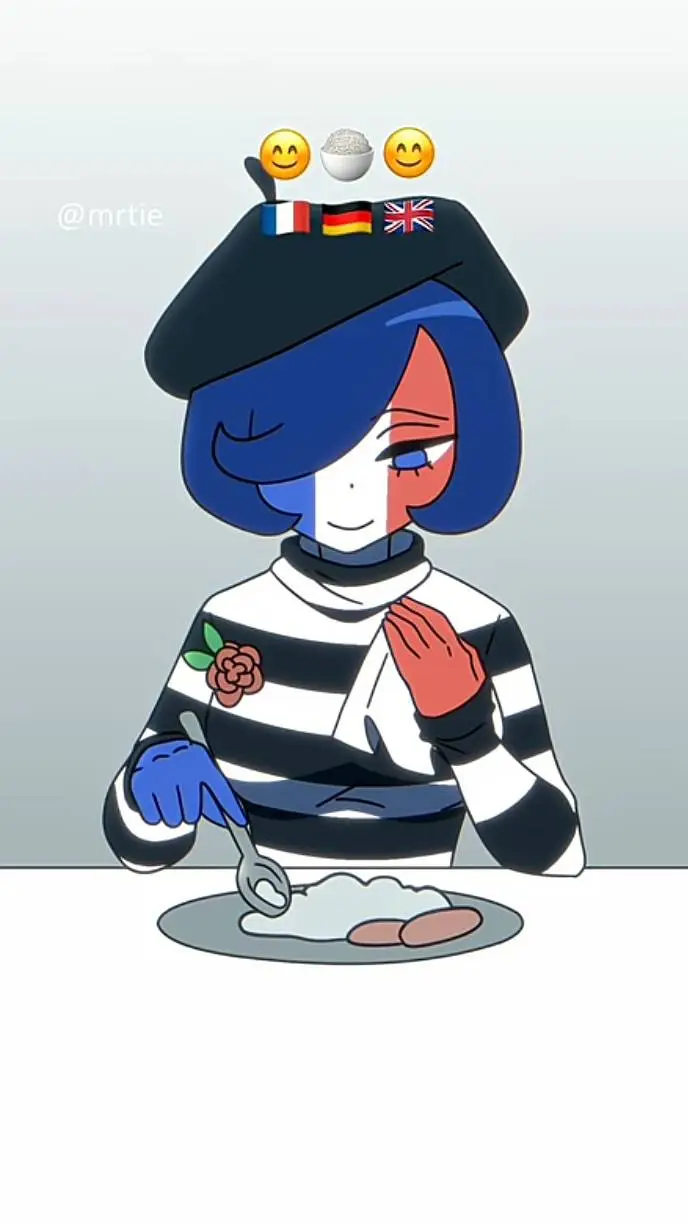 ai character: france rice background